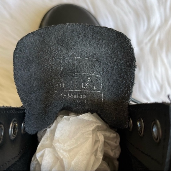 DR MARTENS 1460 VONDA II FLORAL LEATHER LACE UP BOOTS size 6 - Picture 7 of 7